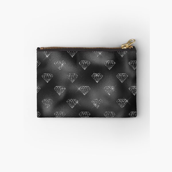Item preview, Diamond Black Silver Patterns | Silver Black Textures  designed and sold by TrendyGlitter.