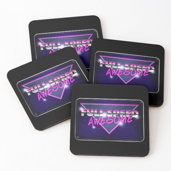 Item preview, Full Speed Awesome - 80s Throwback Vibes designed and sold by Mount-Molehill.