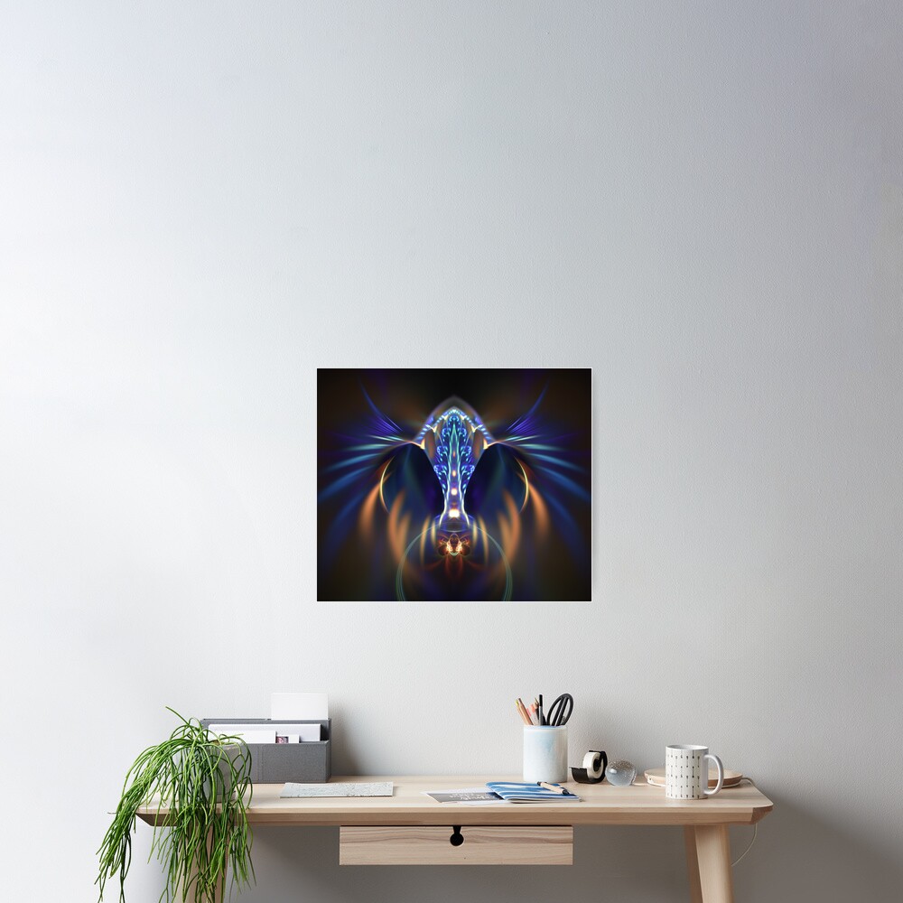 Extraterrestrial life #fractal art Poster