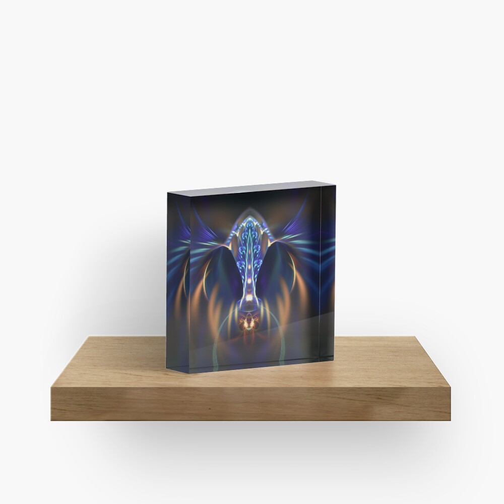 Extraterrestrial life #fractal art Acrylic Block