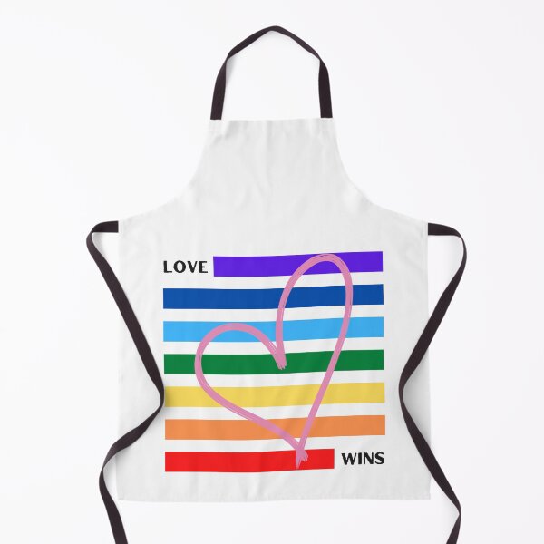 Item preview, Love Wins Rainbow Stripes and Pink Heart designed and sold by silviaol.