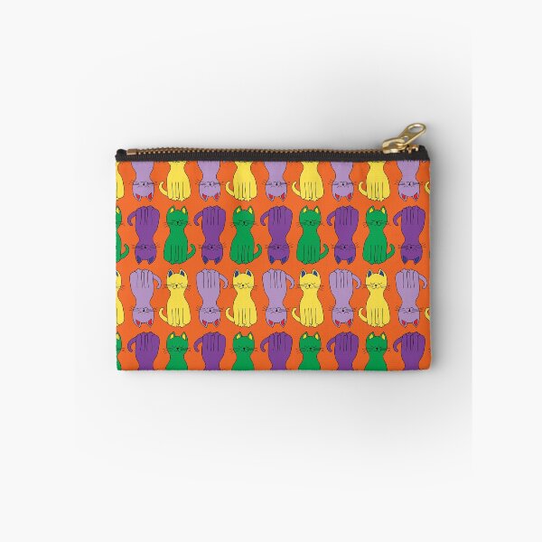 Item preview, Cats galore in bright yellow, emerald green and dangerous purple - Halloween style designed and sold by FrancesPoff.