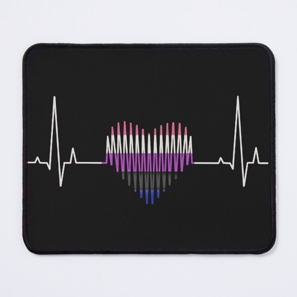 Item preview, Gender fluid heartbeat  designed and sold by Becky-Marie.