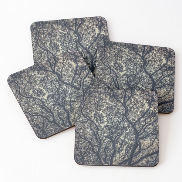 Item preview, abstract art. patterns and colors. Twigs spread across the sky designed and sold by ApurwaArtShop.