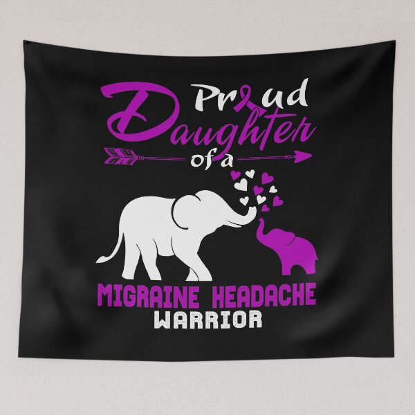 Item preview, Proud Daughter Of A Migraine Headache Warrior  designed and sold by Hatjar.