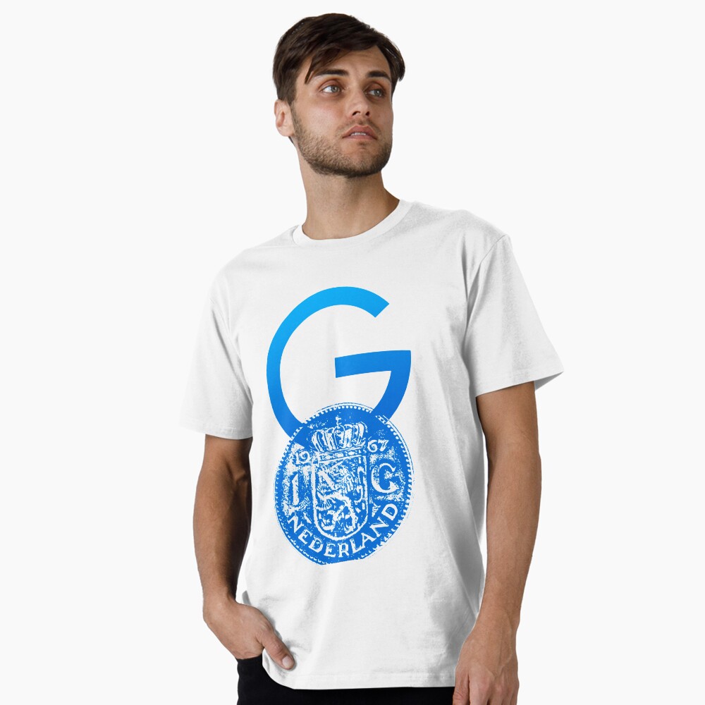 Crypto Gulden symbol with One Guilder coin (blue)