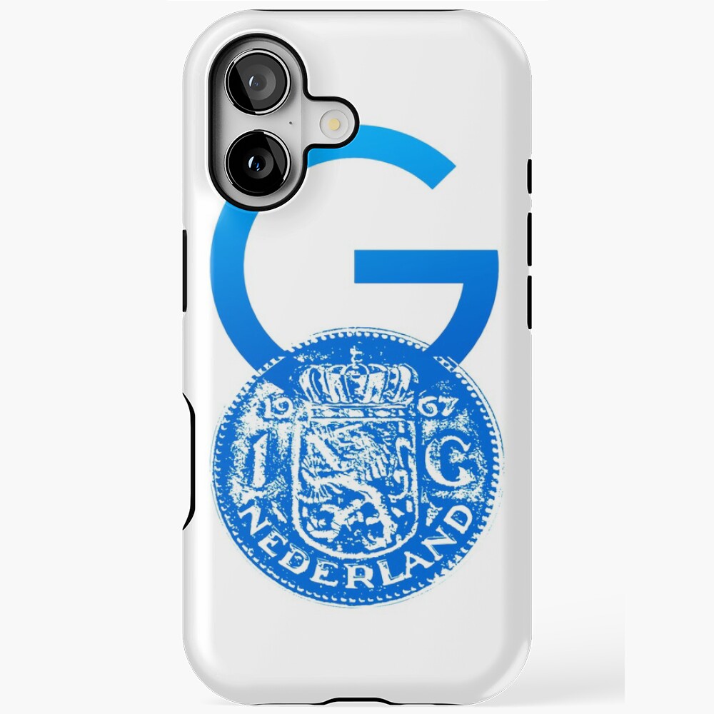 Crypto Gulden symbol with One Guilder coin (blue)