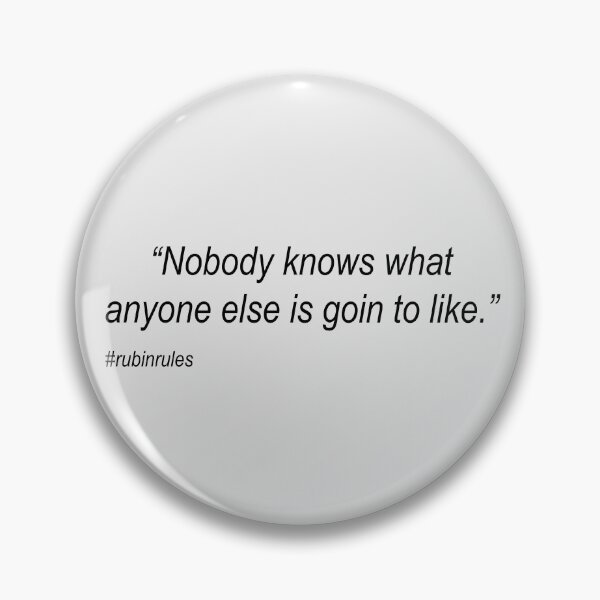 Item preview, Music Producer Quotes Rick Rubin Rules designed and sold by Bornint Designs.