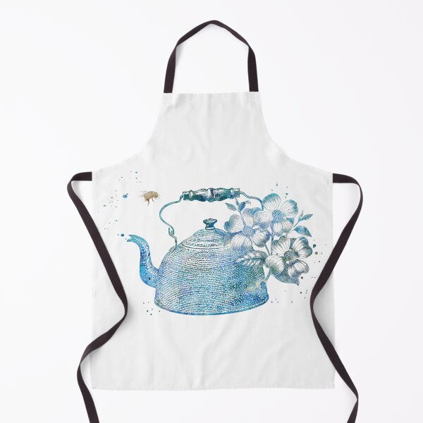 Item preview, Tea Kettle with Flowering Branch and Bee designed and sold by EvasDreams.