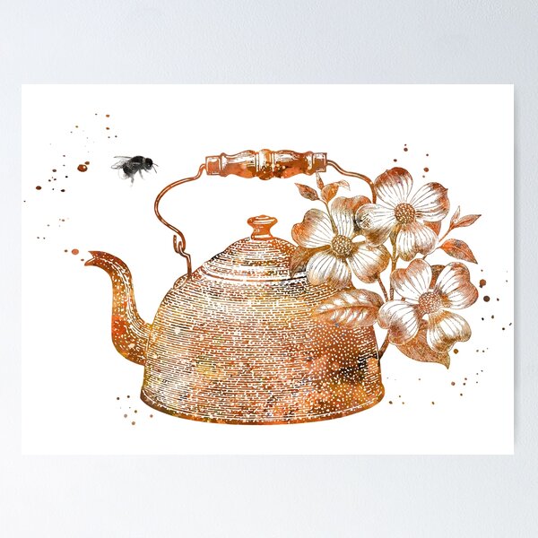 Gift Ideas - Cow Enamel-on-Steel Whistling Tea Kettle - National