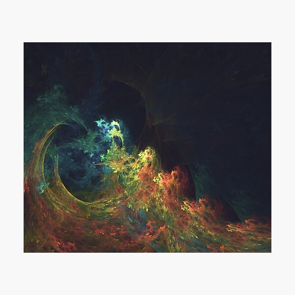 The Storm #fractal art Photographic Print