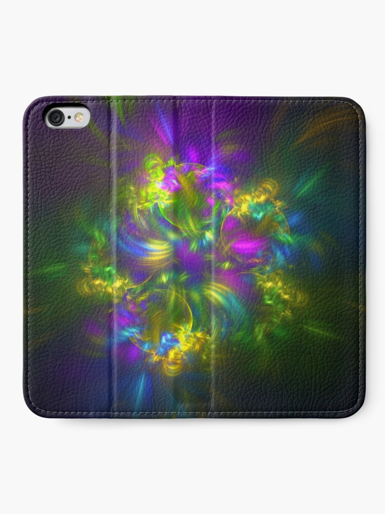 Alternate view of Five stars #fractals iPhone Wallet