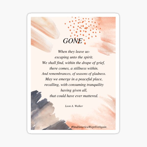 GONE Sticker