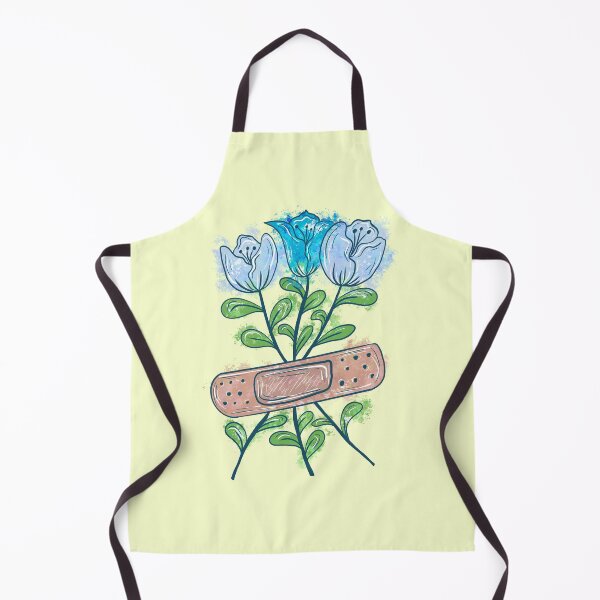 Item preview, Bandage Blue Flower With yellow background designed and sold by missmann.