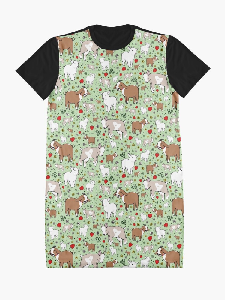 Alternate view of Goats Graphic T-Shirt Dress