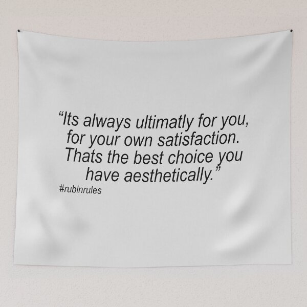 Item preview, Music Producer Quotes Rick Rubin Rules designed and sold by Bornint Designs.