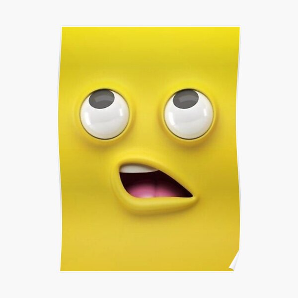 Cute Face, Funny FACE. Happy FACE. Smiley Face. Sad Face. trending smiley face. Yellow Face. I Like Your Face - Dinosaur Couple Poster