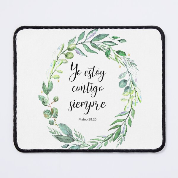 Item preview, Yo estoy contigo siempre - Bible verse, Mateo 28:20 designed and sold by latiendadearyam.