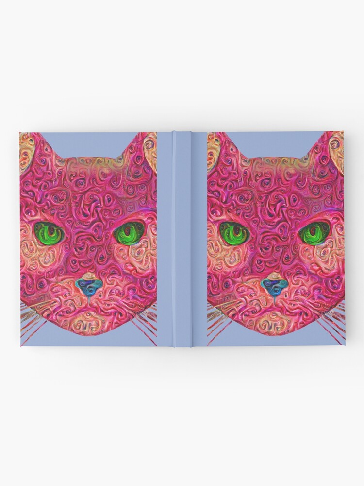 Alternate view of Rose Hungry Cat Hardcover Journal