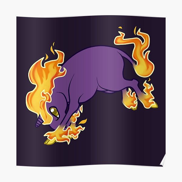 Furycorn Purple Poster