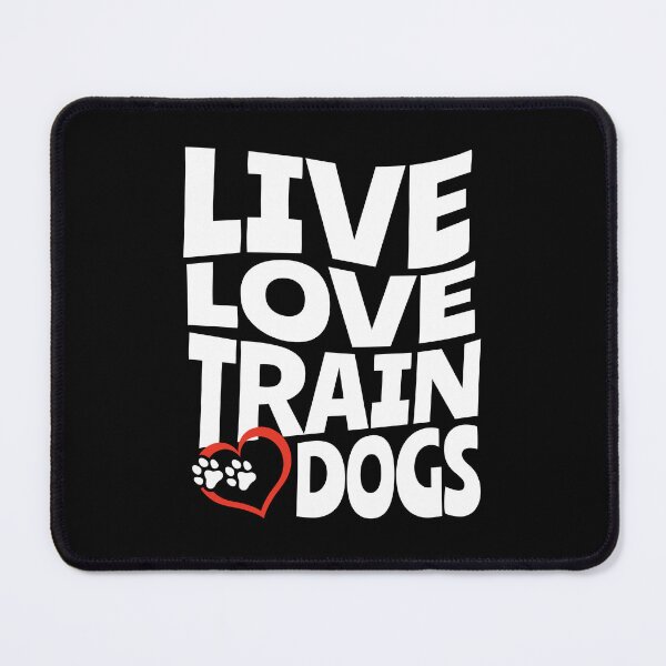 Item preview, Live, Love, Train Dogs |  Retro 70's Style Groovy Dog Training, White designed and sold by arlutai.