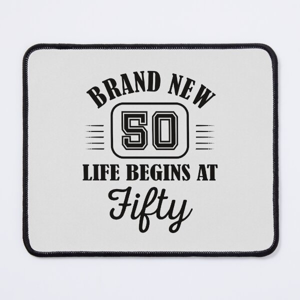 Item preview, Life Begins At 50 | 50 years old | 50th Birthday 1972 Gift Funny Brand New Fifty designed and sold by JooArtPrints ★★★★★.