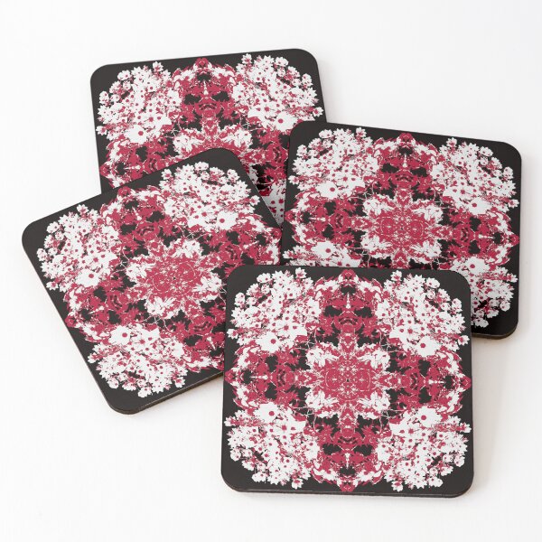 Item preview, Red Floral Design by Adelaide artist Avril Thomas at Magpie Springs designed and sold by MagpieSprings.