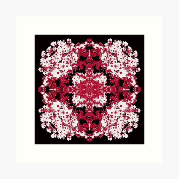Item preview, Red Floral Design by Adelaide artist Avril Thomas at Magpie Springs designed and sold by MagpieSprings.