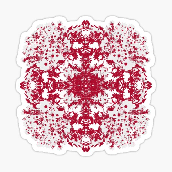 Item preview, Red Floral Design by Adelaide artist Avril Thomas at Magpie Springs designed and sold by MagpieSprings.