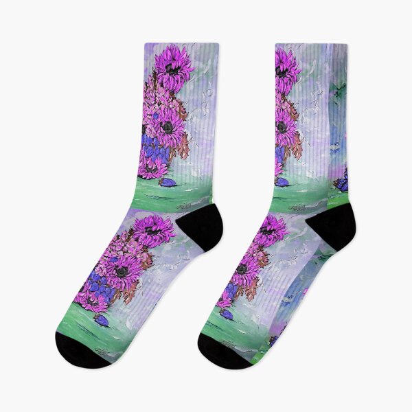 Artikelvorschau, Stillleben mit Sonnenblumen, bearbeitetes Ölgemälde von MariDani Art, #1 entworfen und verkauft von MariDaniArt.