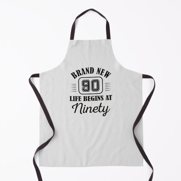 Item preview, Life Begins At 90 | 90 years old | 90th Birthday 1932 Gift Funny Brand New Niney designed and sold by JooArtPrints  ★★★★★.