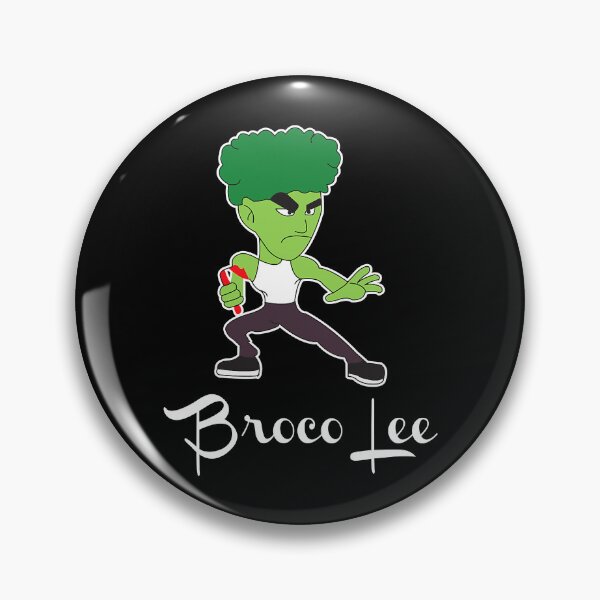 Item preview, Broco Lee - Funny Vegetarian Martial Arts T-Shirt designed and sold by AnthonyMata.