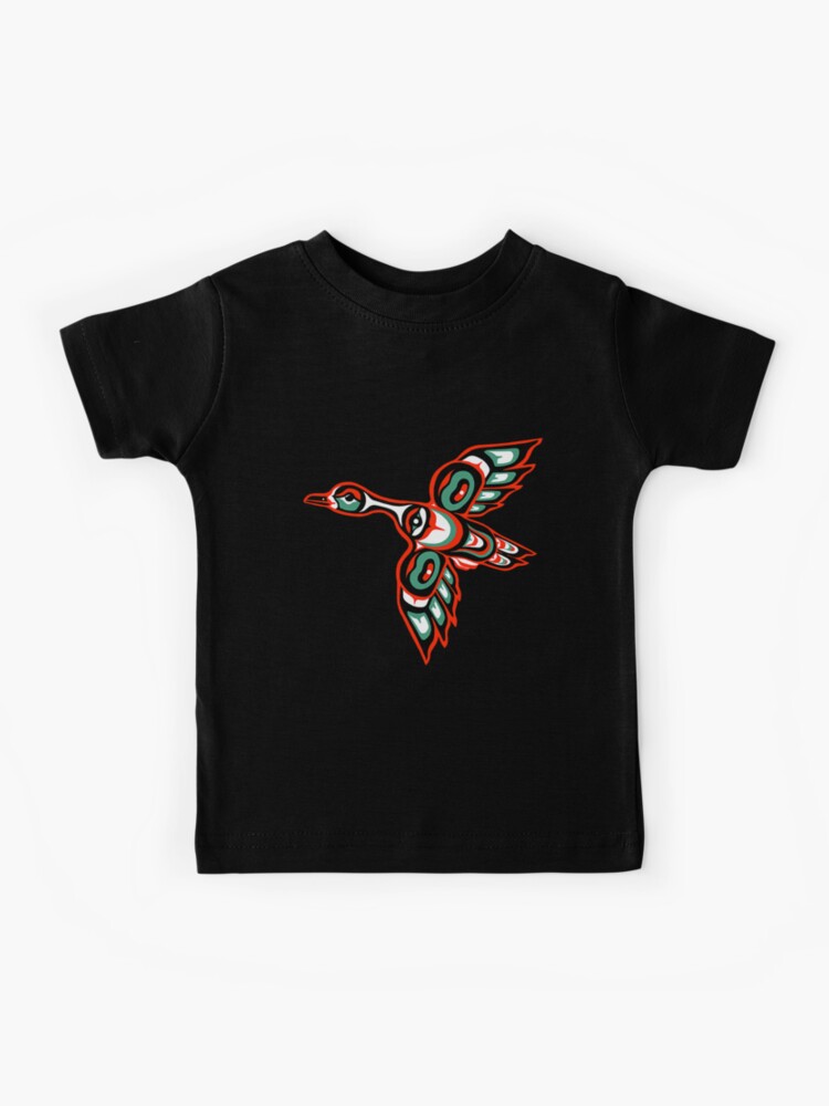 Haida art, Native American Style, Snow Goose Totem T-Shirt Kids T-Shirt  for Sale by AnthonyMata