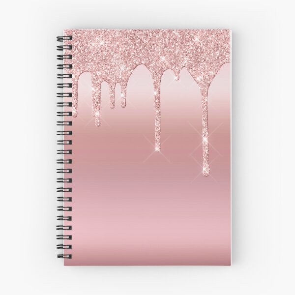 Item preview, Rose Gold Dripping Glitter Foil Background  designed and sold by TrendyGlitter.