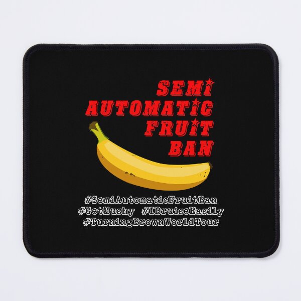 Item preview, Semi Automatic Fruit Ban- BANANA Sticker designed and sold by AnthonyMata.