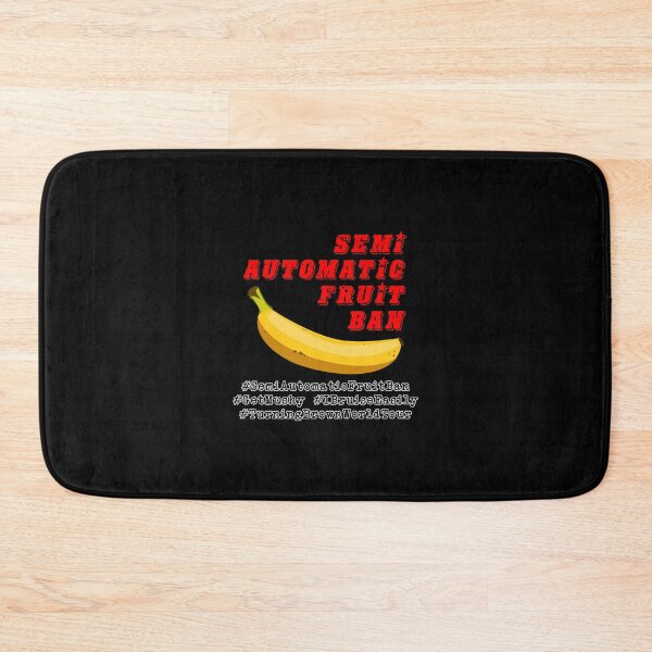 Item preview, Semi Automatic Fruit Ban- BANANA Sticker designed and sold by AnthonyMata.