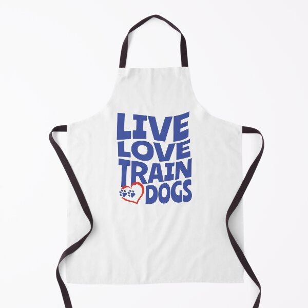 Item preview, Live, Love, Train Dogs | Retro 70's Style Groovy Dog Training, Blue designed and sold by arlutai.