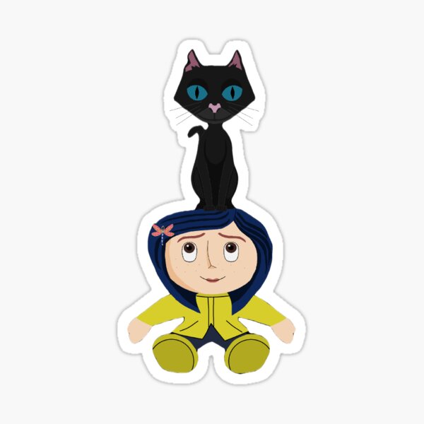 Item preview, coraline and cat designed and sold by Soulfate.