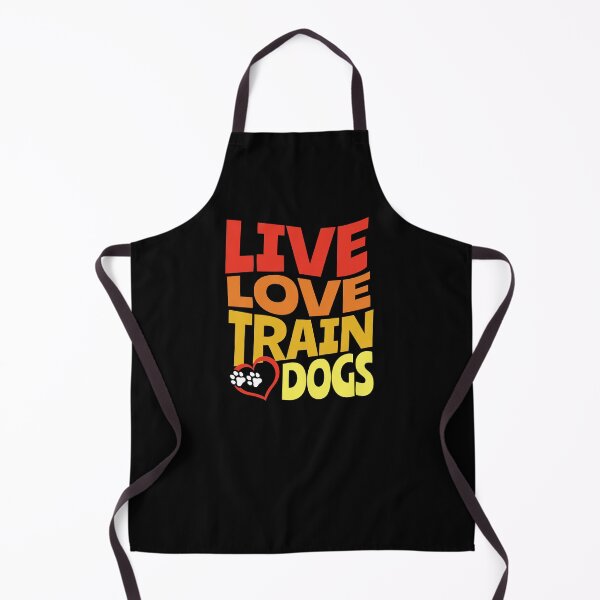 Item preview, Live, Love, Train Dogs | Retro 70's Style Groovy Dog Training, Red Orange Sunset Colors designed and sold by arlutai.