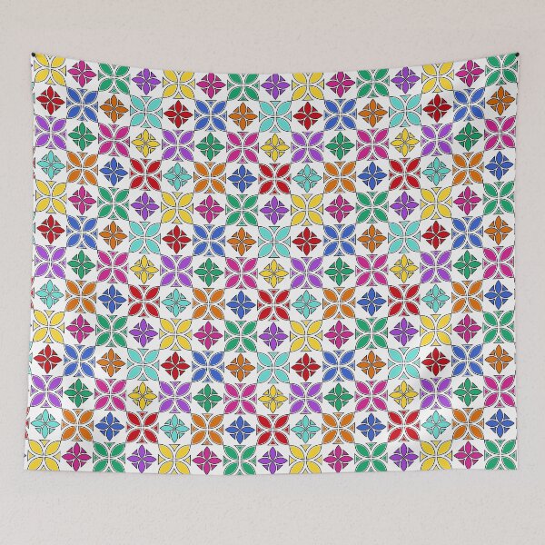 Item preview, Pasifika Nonu 1 Pattern - Rainbow 2 designed and sold by lolomastudio.