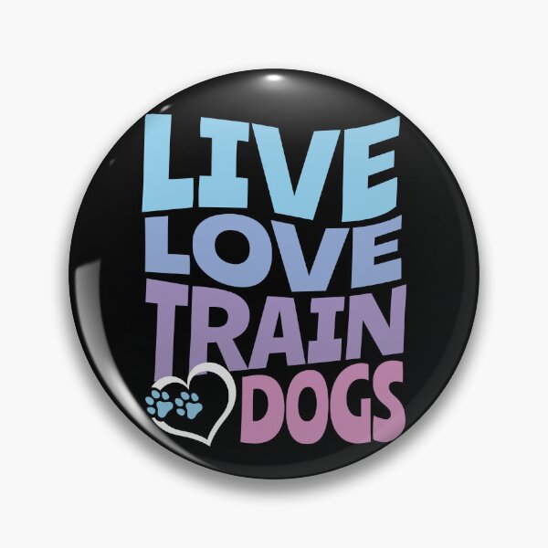Item preview, Live, Love, Train Dogs |  Retro 70's Style Groovy Dog Training, Light Blue designed and sold by arlutai.