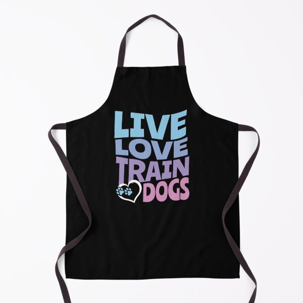Item preview, Live, Love, Train Dogs | Retro 70's Style Groovy Dog Training, Light Blue designed and sold by arlutai.