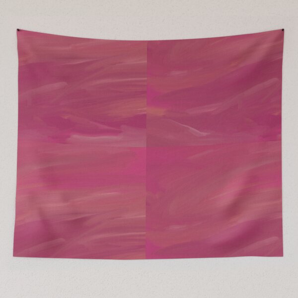 Item preview, Pink Oil Paint Abstract Art Painting Modern Minimalist Decor Wall Brush brushstrokes Brushes designed and sold by hopecope.