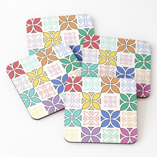 Item preview, Pasifika Nonu 1 Pattern - Rainbow 3 designed and sold by lolomastudio.