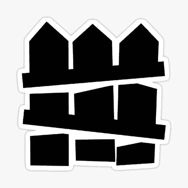 "the yard" Sticker for Sale by LillyWunderlic Redbubble