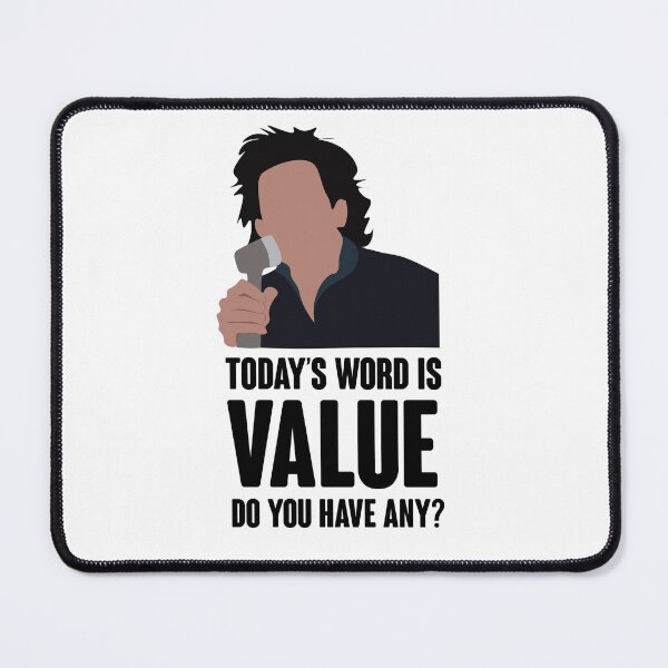 Item preview, Today's word is value. do you have any? designed and sold by calliew1217.