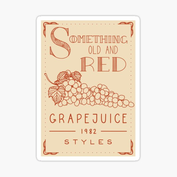 Item preview, Grapejuice Wine Label - Harry Styles designed and sold by Natalie Erskine.
