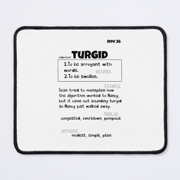 Item preview, November 26 Turgid designed and sold by Square Root of Squid.
