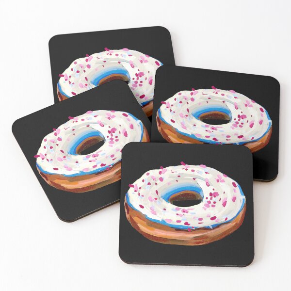 Item preview, Strawberry sprinkled doughnut  designed and sold by SayshaArt.