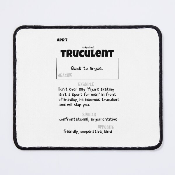 Item preview, April 7 Truculent designed and sold by Square Root of Squid.